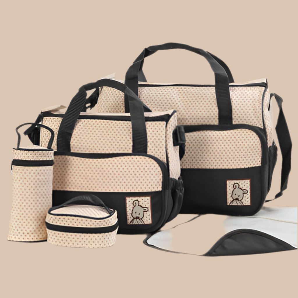 Baby Diaper Bag Suits For Mom Baby Bottle Holder Mother Mummy Stroller Maternity Nappy Bags Sets