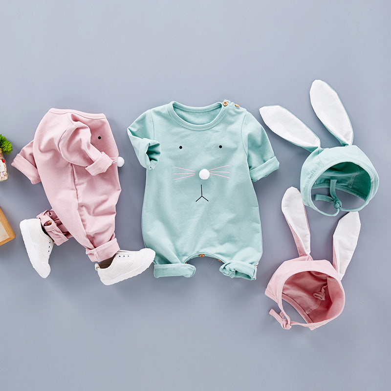 Newborn baby boy and girl baby onesies