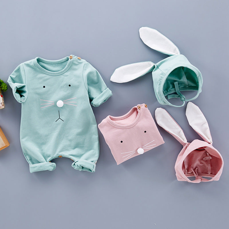 Newborn baby boy and girl baby onesies