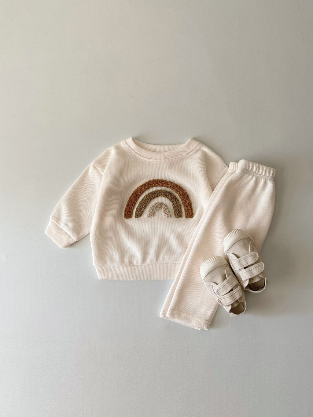 Embroidered Baby Long Sleeve 2-Piece Set