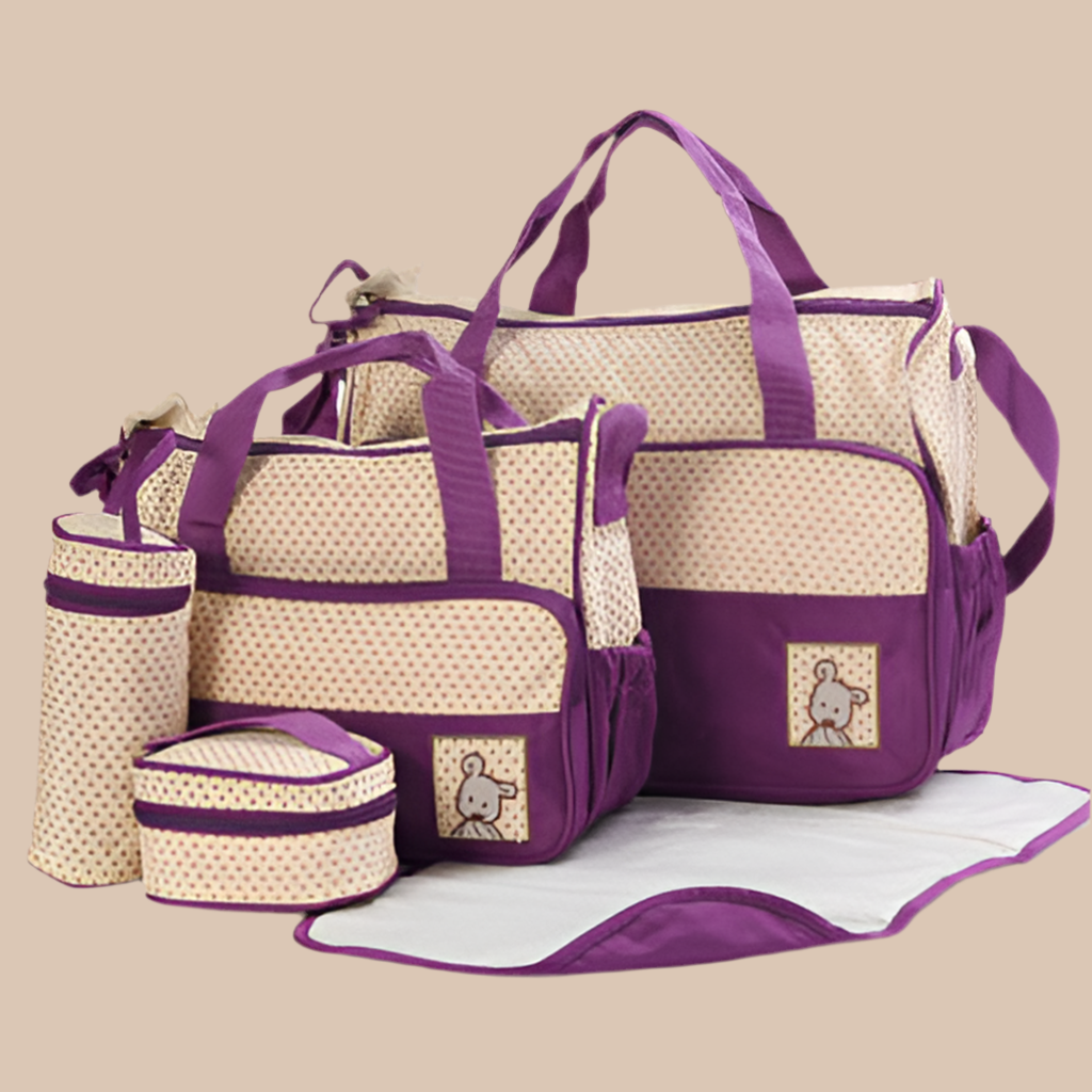 Baby Diaper Bag Suits For Mom Baby Bottle Holder Mother Mummy Stroller Maternity Nappy Bags Sets