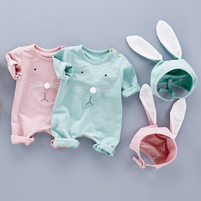 Newborn baby boy and girl baby onesies