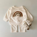 Embroidered Baby Long Sleeve 2-Piece Set